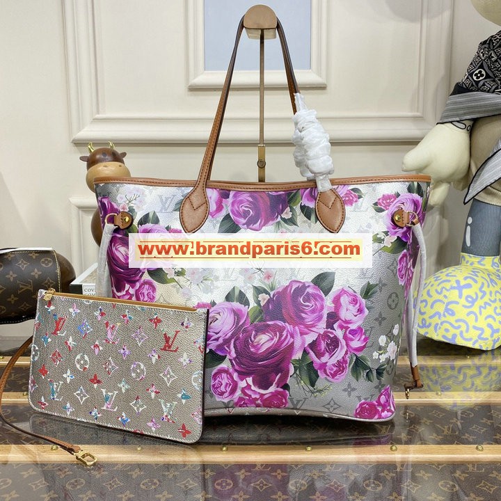 M21352-057　ルイヴィトン LOUISVUITTON 2022年最新作 ネヴァーフル PM トートバッグ ハンドバッグ トップハンドルバッグ レディースかばん キャンバス