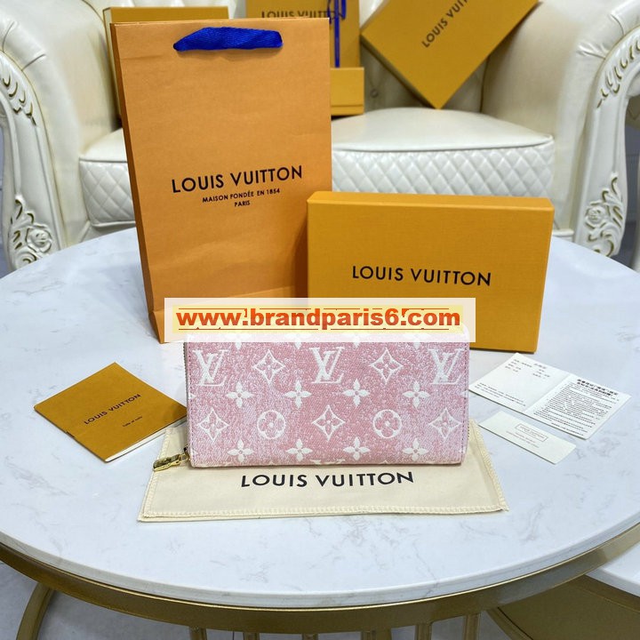 M81226F-057　ルイヴィトン LOUISVUITTON 2022年最新入荷 ジッピー ウォレット ファスナー長財布 ロングウォレット カード入れ 札入れ デニム
