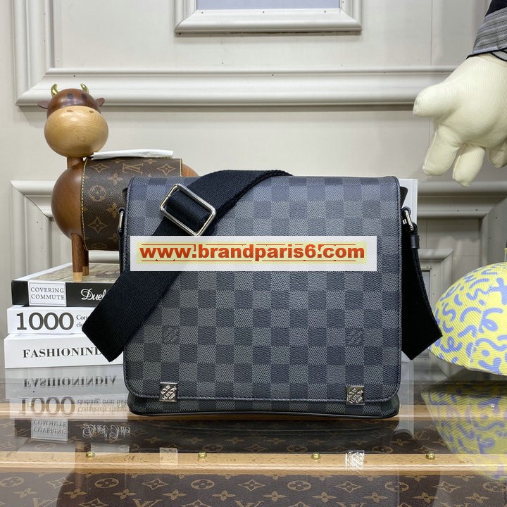 N41028-057　ルイヴィトン LOUISVUITTON 2020年最新入荷 ディストリクト PM NM メッセンジャーバッグ 斜め掛け ショルダーバッグ フラップバッグ メンズかばん ダミエグラフィットキャンパス