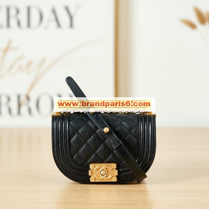 CH3315BK-CC　シャネル CHANEL 2022年最新入荷 BOY ミニ メッセンジャーバッグ 斜め掛け ショルダーバッグ クロスボディバッグ レディースかばん