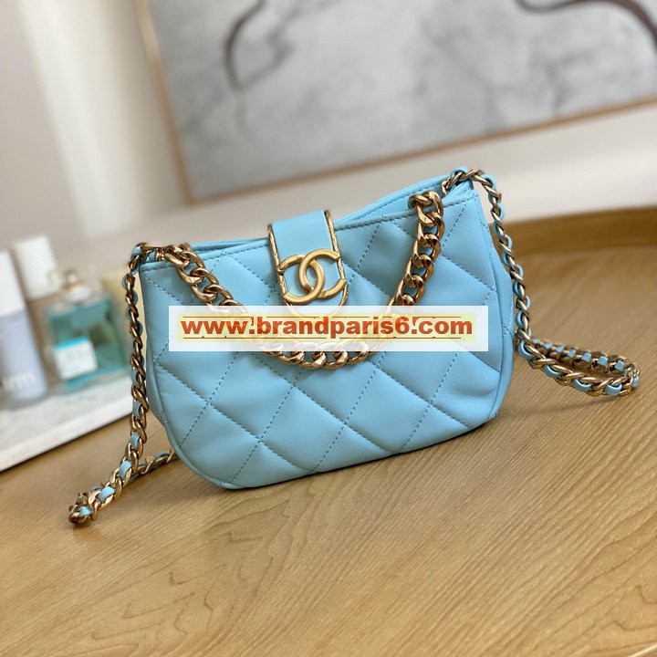 CH3475QL-CC　シャネル CHANEL 2022年最新入荷 スモール ホーボー バッグ 斜め掛け ショルダーバッグ クロスボディバッグ レディースかばん