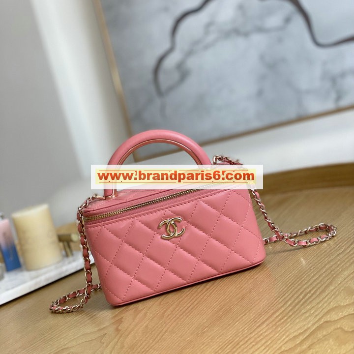 CH81208FH-CC　シャネル CHANEL 2022年最新入荷 ヴァニティー ケース トートバッグ ハンドバッグ 斜め掛け ショルダーバッグ クロスボディバッグ レディースかばん 