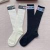 WZCD22001-AN　クリスチャンディオール CHRISTIAN DIOR 2022年最新入荷 Sporty Tennis Socks スポーティー テニス ソックス ハイソックス 1箱2足セット