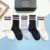 WZPD22001-AN　プラダ PRADA 2022年最新入荷 Sporty Tennis Socks スポーティー テニス ソックス ハイソックス 1箱5足セット コットン