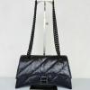 BA92885XBK-025　バレンシアガ BALENCIAGA 2022年最新入荷 Downotwn スモール ショルダーバッグ チェーンバッグ クロスボディバッグ カーフスキン