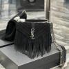 YSL392737BK-025　イヴサンローラン Saint laurent YSL 2022年最新入荷 カレッジ ミディアム チェーンバッグ 斜め掛け ショルダーバッグ クロスボディバッグ レディースかばん レザー