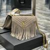 YSL392737QH-025　イヴサンローラン Saint laurent YSL 2022年最新入荷 カレッジ ミディアム チェーンバッグ 斜め掛け ショルダーバッグ クロスボディバッグ レディースかばん レザー