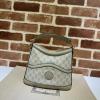 GG696011BMB-057　グッチ GUCCI 2022年最新入荷 インターロッキングG ラージ ショルダーバッグ ホーボーバッグ トートバッグ ハンドバッグ 2way チェーン クロスボディバッグ