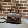 GG703848PKF-057　グッチ GUCCI 2022年最新入荷 ホースビット 1955 ミニバッグ トップハンドルバッグ トートバッグ ハンドバッグ 2way 斜め掛け ショルダーバッグ