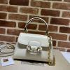GG703848PBS-057　グッチ GUCCI 2022年最新入荷 ホースビット 1955 ミニバッグ トップハンドルバッグ トートバッグ ハンドバッグ 2way 斜め掛け ショルダーバッグ