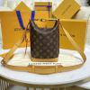 M46241-057　ルイヴィトン LOUISVUITTON 2022年最新入荷 ホーボー クルーザー PM トートバッグ ハンドバッグ 2way 斜め掛け ショルダーバッグ レディースかばん モノグラムキャンパス