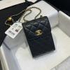 CH1448BK-CC　シャネル CHANEL 2022年最新入荷 フォンケース 携帯ケース  斜め掛け ショルダーバッグ フラップバッグ レディースかばん クロスボディバッグ