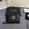 CH2738QJBK-CC　シャネル CHANEL 2022年最新入荷 ジッピーウォレット ショートウォレット コインケース ファスナー短財布 カードケース キャビアスキン