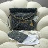 CH3260MNBK-CC　シャネル CHANEL 2022年最新入荷 CHANEL 22 スモール ハンドバッグ 斜め掛け ショルダーバッグ クロスボディバッグ レディースかばん