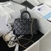 CH3344BK-CC　シャネル CHANEL 2022年最新入荷 スモール ヴァニティー ケース トートバッグ 2way 斜め掛け ショルダーバッグ クロスボディバッグ 化粧かばん レディースかばん