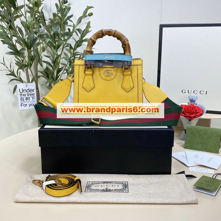 GG702732PYL-057　グッチ GUCCI 2022年最新入荷 ダイアナ トートバッグ トップハンドルバッグ 2way 斜め掛け ショルダーバッグ クロスボディバッグ