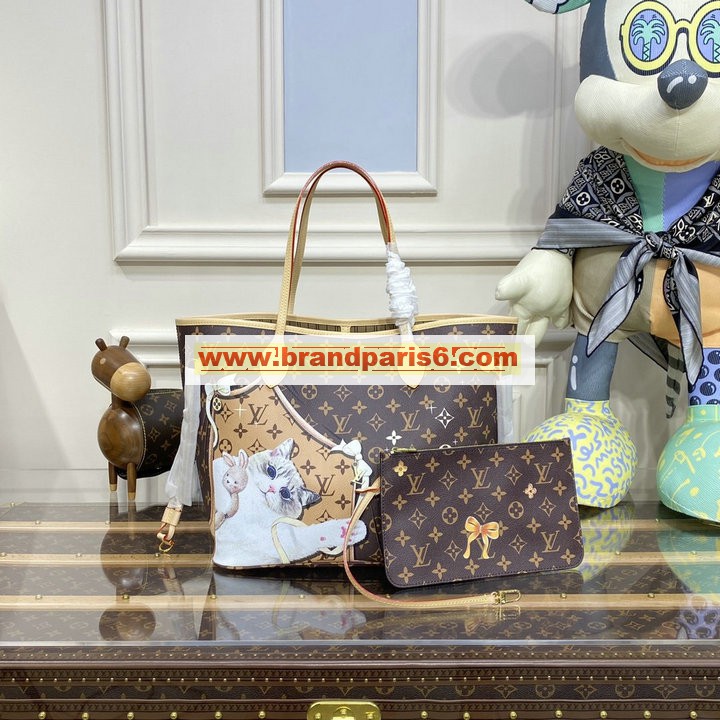 M40699M-057　ルイヴィトン LOUISVUITTON 2022年最新入荷 ネヴァーフルMM アイコンバッグ トートバッグ ハンドバッグ モノグラムキャンパス