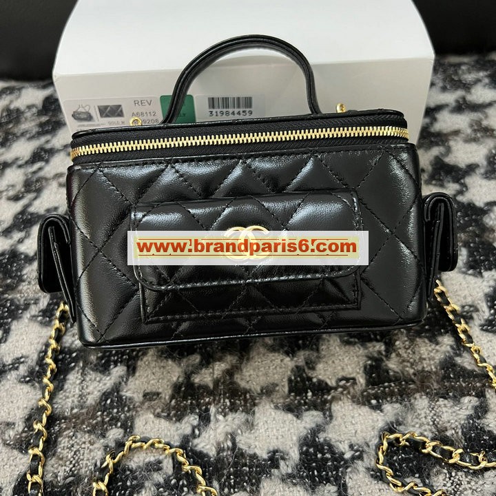 CH3017BK-CC　シャネル CHANEL 2022年最新入荷 ヴァニティー ケース トートバッグ ハンドバッグ 斜め掛け ショルダーバッグ クロスボディバッグ レディースかばん 化粧かばん