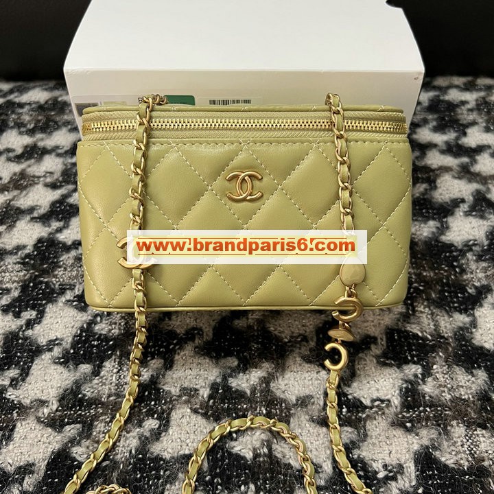 CH3120YL-CC　シャネル CHANEL 2022年最新入荷 ヴァニティー ケース チェーンポーチ 斜め掛け ショルダーバッグ クロスボディバッグ レディースかばん 化粧かばん 