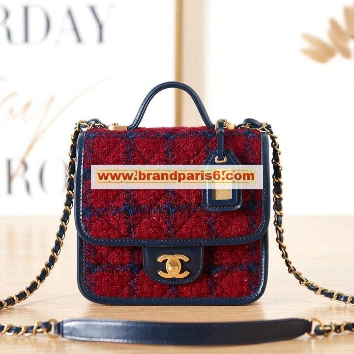 CH3652MNRD-CC　シャネル CHANEL 2022年最新入荷 フラップバッグ ハンドバッグ 斜め掛け ショルダーバッグ レディースかばん ツイード