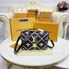 M46028-057　ルイヴィトン LOUISVUITTON 2022年最新入荷 ポシェット メティス MM トップハンドルバッグ トートバッグ 2way ショルダーバッグ バイカラー モノグラム アンプラント レザー