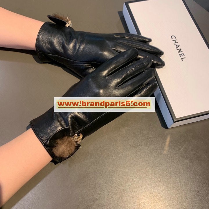 STCH22004-JS　シャネル CHANEL 2022年最新入荷 ラムスキン 手袋 スマホタッチパネル 対応 レディース グローブ 冬用 防寒 全指タッチ 女性用 手袋 防風