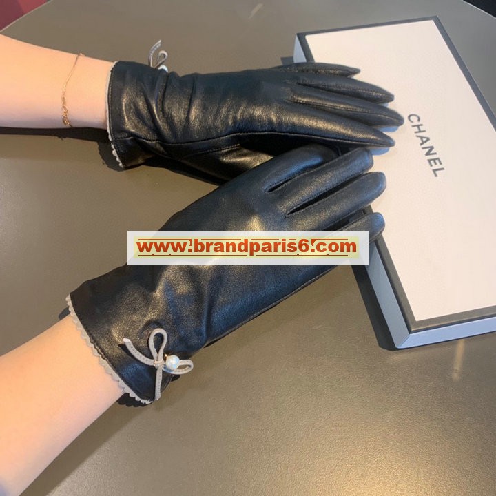 STCH22010-JS　シャネル CHANEL 2022年最新入荷 ラムスキン 手袋 スマホタッチパネル 対応 レディース グローブ 冬用 防寒 全指タッチ 女性用 手袋 防風