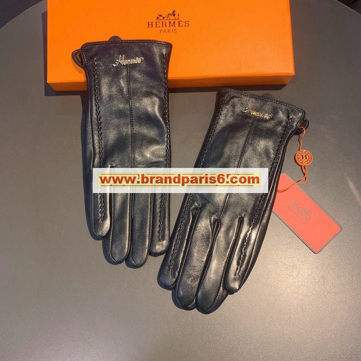 STHE22006-JS　エルメス HERMES 2022年最新入荷 ラムスキン 手袋 スマホタッチパネル 対応 レディース グローブ 冬用 防寒 全指タッチ 女性用 手袋 防風