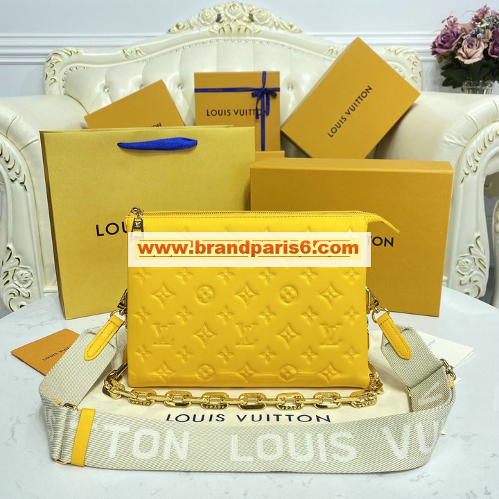 M20378-057　ルイヴィトン LOUISVUITTON 2022年最新入荷 クッサン PM 斜め掛け ショルダーバッグ クロスボディバッグ ウィメンズバッグ ラムレザー