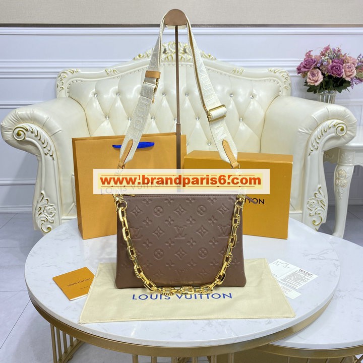 M59277-057　ルイヴィトン LOUISVUITTON 2022年最新入荷 クッサン PM 斜め掛け ショルダーバッグ クロスボディバッグ ウィメンズバッグ ラムレザー