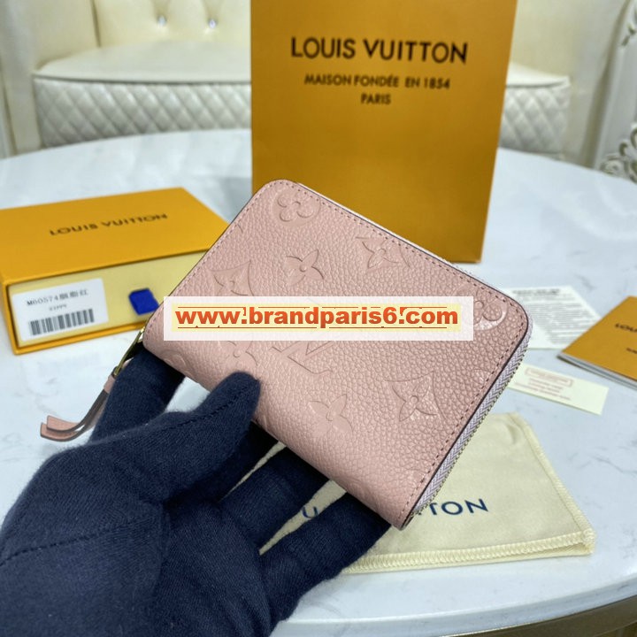 M60574F-057　ルイヴィトン LOUISVUITTON 2020年最新入荷 ジッピー コイン パース コインケース 小銭入れ ファスナー短財布 モノグラムアンプラント レザー 
