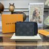 M81568-057　ルイヴィトン LOUISVUITTON 2020年最新入荷 ハイブリッド ウォレット ショートウォレット ファスナー短財布 カードケース 小銭入れ モノグラム エクリプス キャンバス