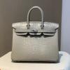 HBK25EMYZH-063　エルメス HERMES 2022最新入荷 バーキンバッグ トップハンドルバッグ トートバッグ ハンドバッグ レディースかばん クロコ革