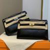 HKL22XPQBK-063　エルメス HERMES 2022最新入荷 ケリー ポシェット トップハンドルバッグ トートバッグ ハンドバッグ 2way 斜め掛け ショルダーバッグ レディースかばん リザード革