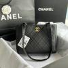 CH3508BK-CC　シャネル CHANEL 2022年最新入荷 スモール ヴァニティー ケース トートバッグ 2way 斜め掛け ショルダーバッグ クロスボディバッグ 化粧かばん レディースかばん 