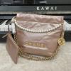 CH3989NJMJ-CC　シャネル CHANEL 2022年最新入荷 スモール ホーボーバッグ 斜め掛け ショルダーバッグ クロスボディバッグ レディースかばん カーフレザー