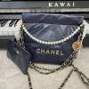 CH3989NJZL-CC　シャネル CHANEL 2022年最新入荷 スモール ホーボーバッグ 斜め掛け ショルダーバッグ クロスボディバッグ レディースかばん カーフレザー