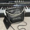 CH3989NYBK-CC　シャネル CHANEL 2022年最新入荷 スモール ホーボーバッグ 斜め掛け ショルダーバッグ クロスボディバッグ レディースかばん カーフレザー