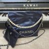CH3989NYZL-CC　シャネル CHANEL 2022年最新入荷 スモール ホーボーバッグ 斜め掛け ショルダーバッグ クロスボディバッグ レディースかばん カーフレザー