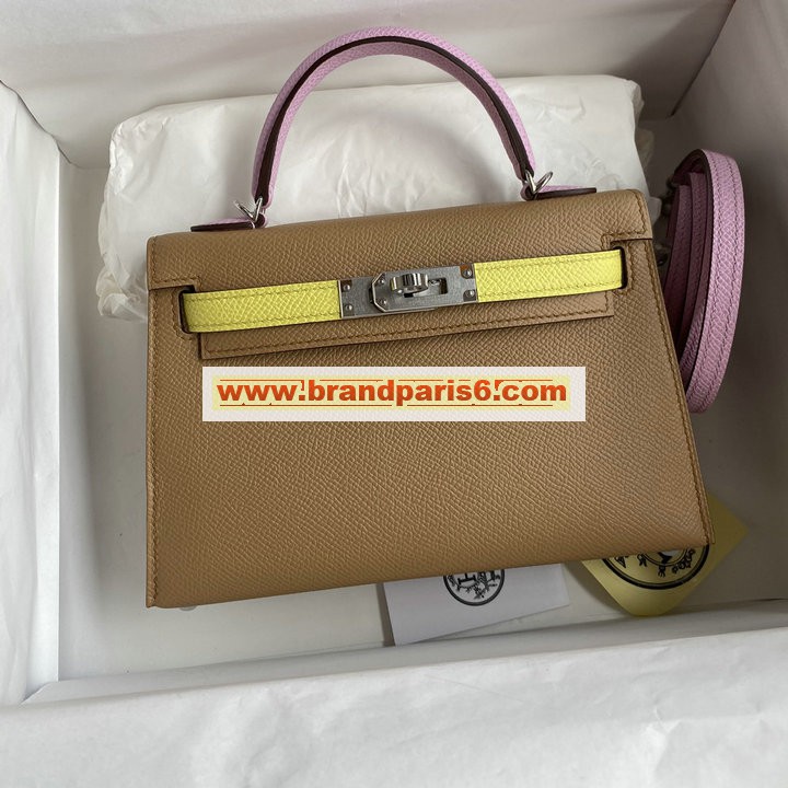 HKL19SBPSYJZ-063　エルメス HERMES 2022最新入荷 ミニ ケリー トップハンドルバッグ トートバッグ ハンドバッグ 2way 斜め掛け ショルダーバッグ レディースかばん エプソン