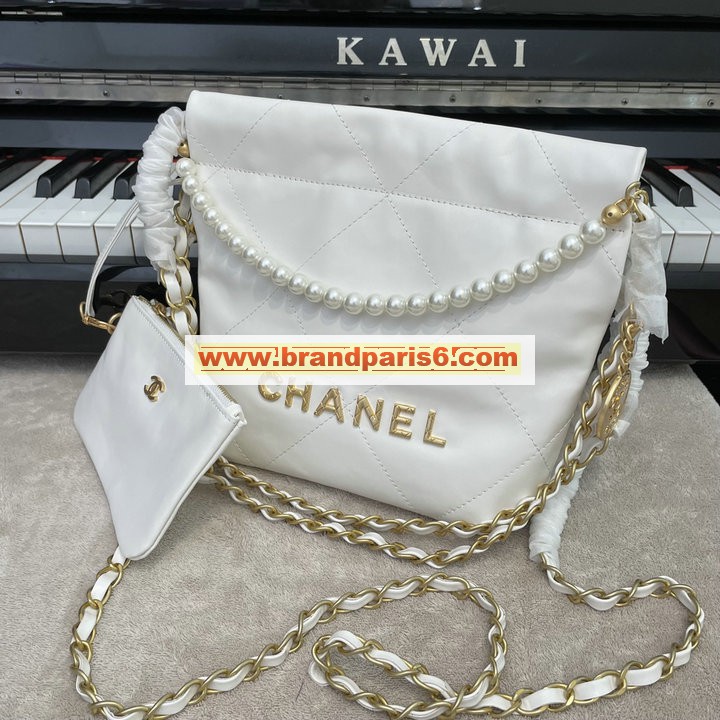 CH3989NJBS-CC　シャネル CHANEL 2022年最新入荷 スモール ホーボーバッグ 斜め掛け ショルダーバッグ クロスボディバッグ レディースかばん カーフレザー