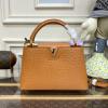 M93483DT-057　ルイヴィトン LOUISVUITTON 2023年最新入荷 カプシーヌ MM トップハンドルバッグ トートバッグ ハンドバッグ 2way 斜め掛け ショルダーバッグ