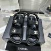 CHJ23024CRBK-26　シャネル CHANEL 2023年春夏最新入荷 スリングバック 厚底サンダル サマーサンダル ビーチサンダル レディースシューズ 靴