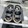 CHJ23024YBBK-26　シャネル CHANEL 2023年春夏最新入荷 スリングバック 厚底サンダル サマーサンダル ビーチサンダル レディースシューズ 靴