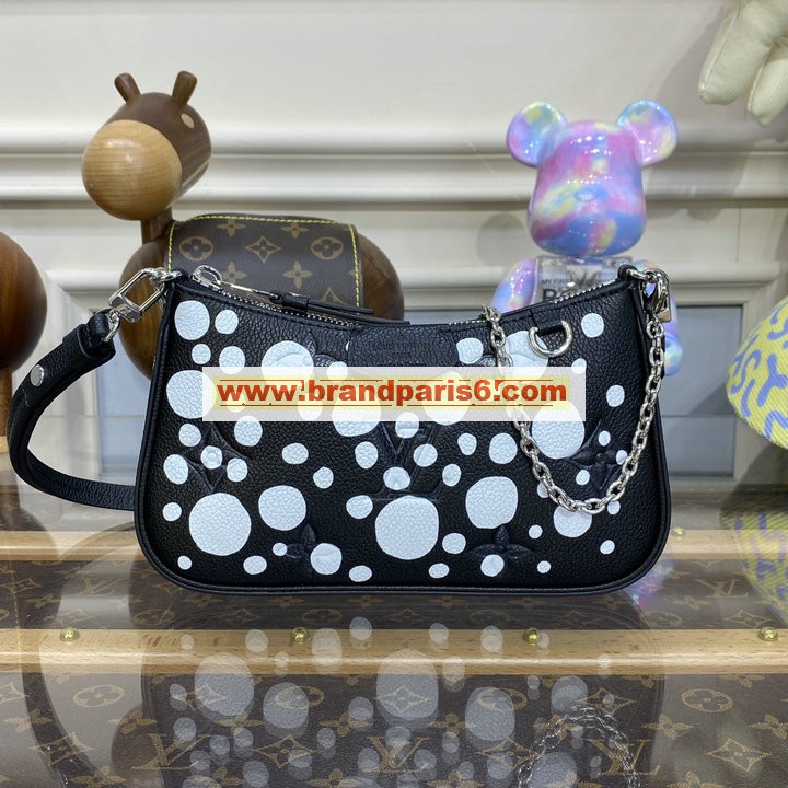 M81908-057　ルイヴィトン LOUISVUITTON 2023年最新入荷 LVxYK イージー ポーチ ホーボーバッグ チェーン ウォレット モノグラム アンプラント レザー 