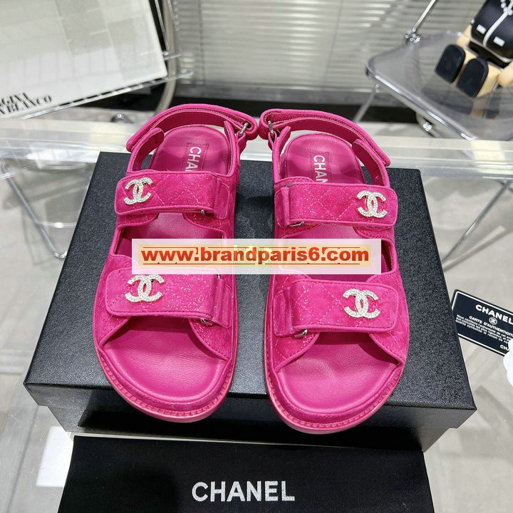 CHJ23024CRMH-26　シャネル CHANEL 2023年春夏最新入荷 スリングバック 厚底サンダル サマーサンダル ビーチサンダル レディースシューズ 靴