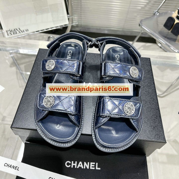 CHJ23024YQSL-26　シャネル CHANEL 2023年春夏最新入荷 スリングバック 厚底サンダル サマーサンダル ビーチサンダル レディースシューズ 靴