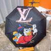 YSLV23008-99　ルイヴィトン LOUISVUITTON 2023年春夏最新入荷 雨傘 ジャンプ傘 フォールディングアンブレラ UVカット 日傘 折りたたみ傘