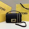 FD306SBK-168　フェンディ FENDI 2023年最新入荷 バゲット トップハンドルバッグ 2way 斜め掛け ショルダーバッグ カーフレザー レディースかばん