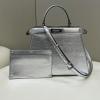 FD8BN321ASYS-168　フェンディ FENDI 2023年最新入荷 ピーカブー ISeeU ミディアム トートバッグ トップハンドルバッグ ハンドバッグ 2way ショルダーバッグ